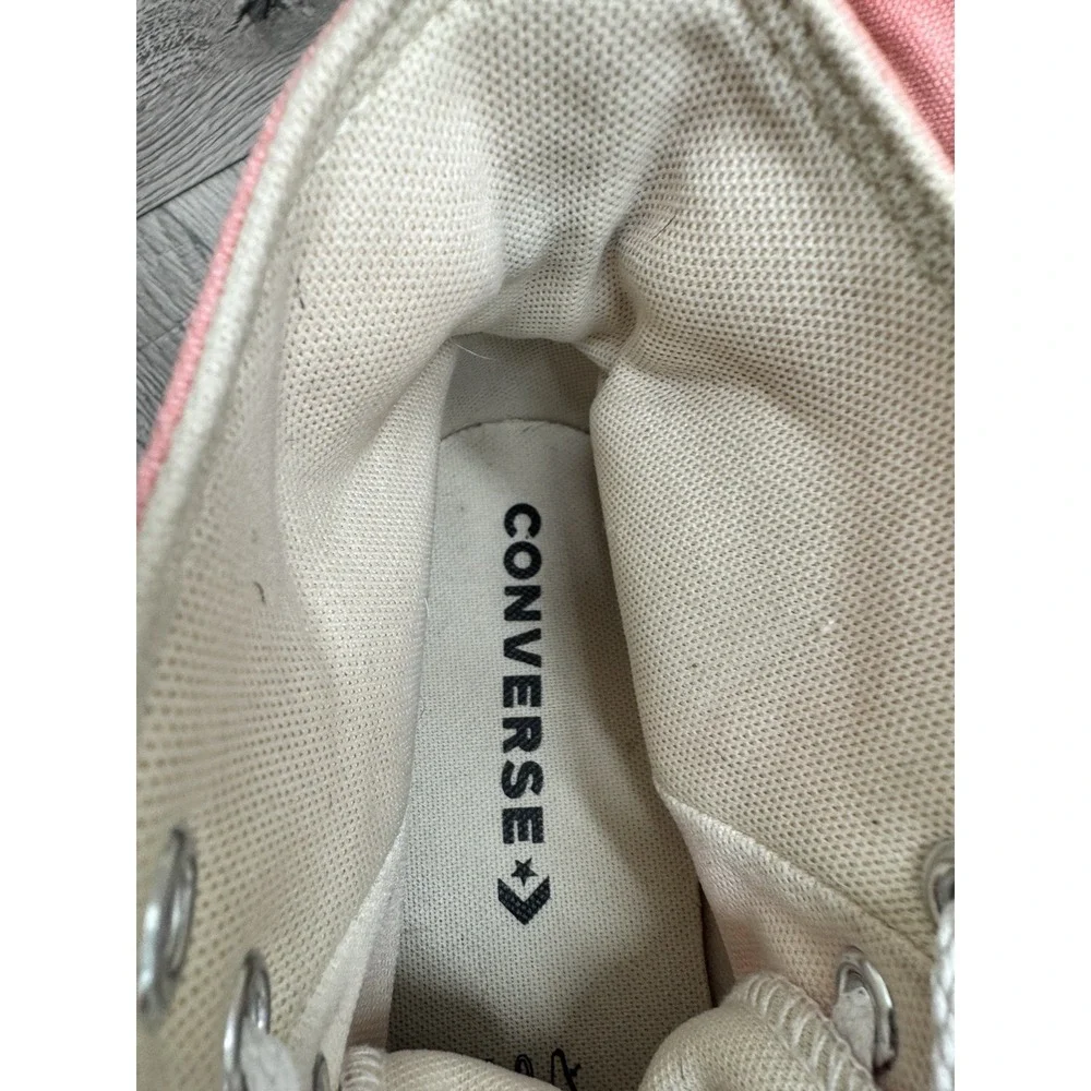 CONVERSE Chuck Taylor All Star Hitop Platform Sneaker Canvas Flamingo Womens 9.0 - Picture 8 of 9